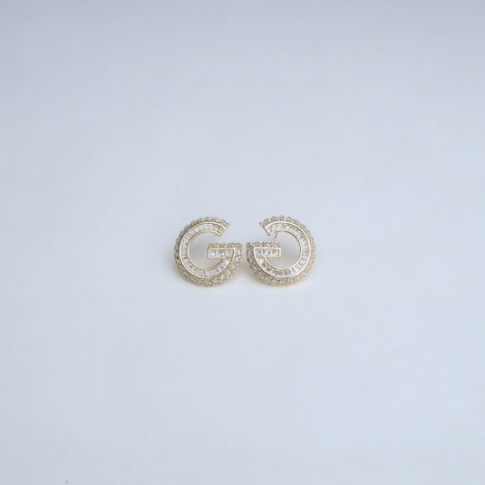 Gleanzia G Gold Earrings