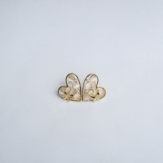 Starry Heart Glow Earrings