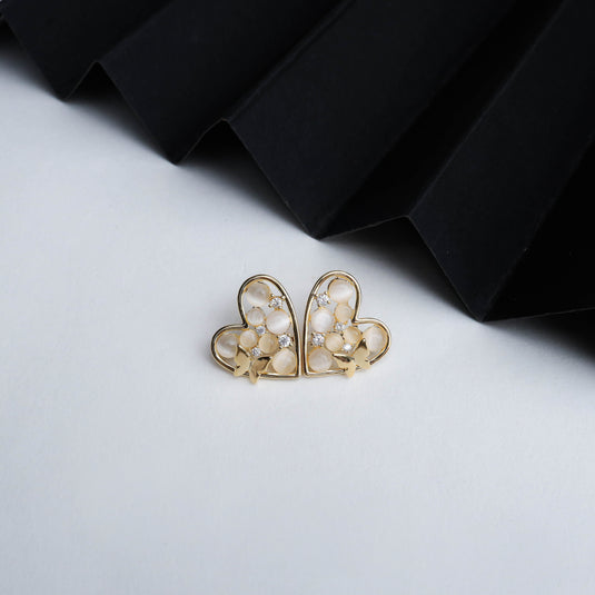 Starry Heart Glow Earrings