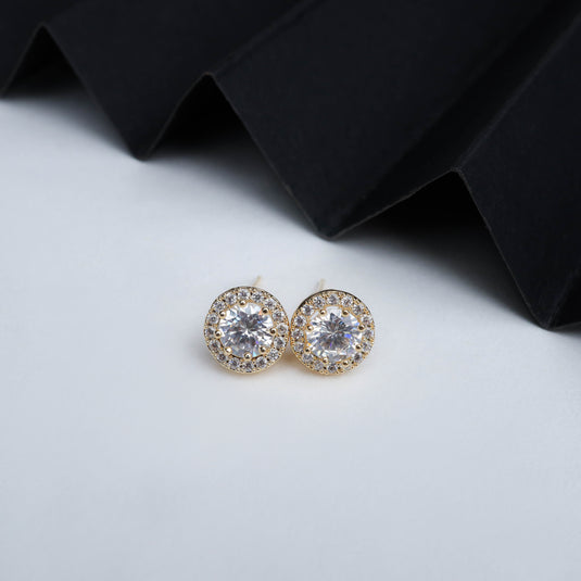 The Stella Halo Studs Earrings
