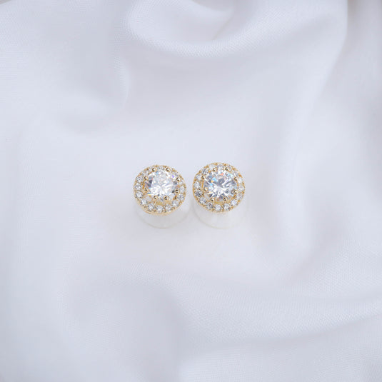 The Stella Halo Studs Earrings