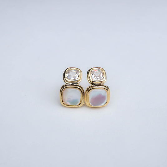 Iris Duo Studs Earrings