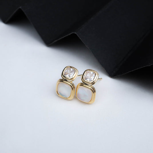 Iris Duo Studs Earrings