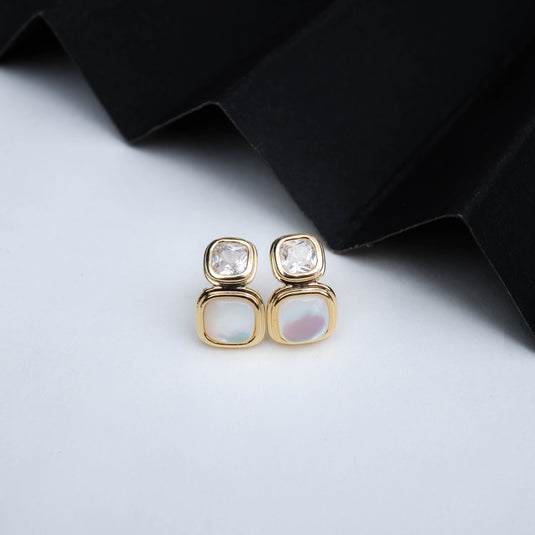 Iris Duo Studs Earrings
