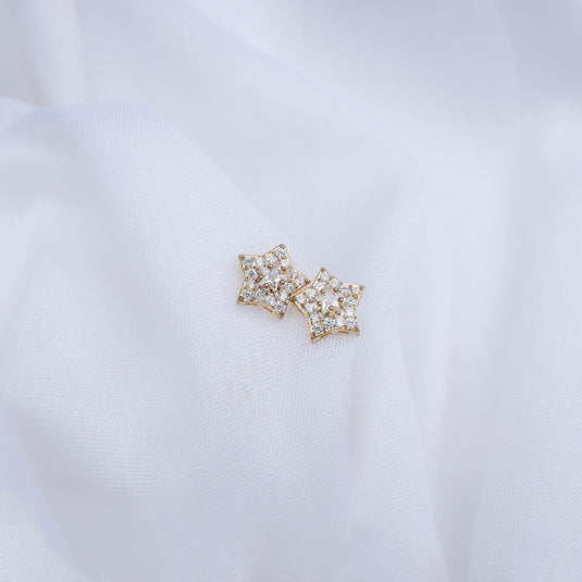 Aura Starburst Studs Earrings