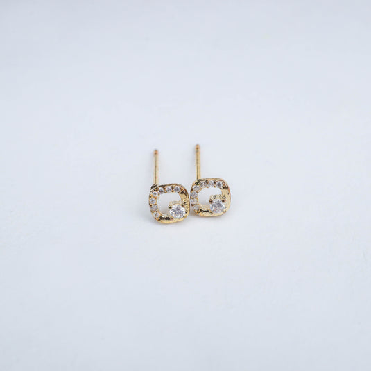 Warped Geo Studs Earrings