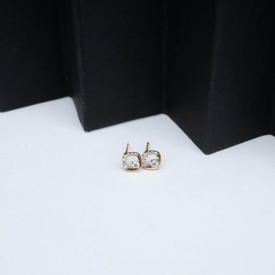 Warped Geo Studs Earrings