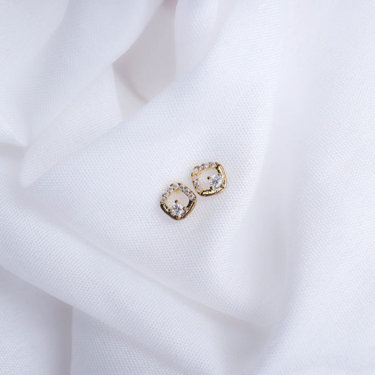 Warped Geo Studs Earrings