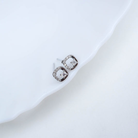 Geo-Spark Studs Earrings