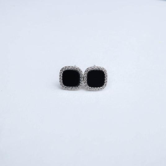 Midnight Frost Studs Earrings