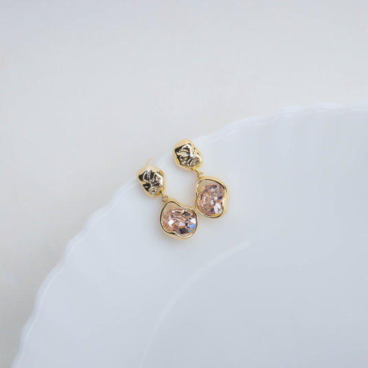 Baroque Teardrop Earrings