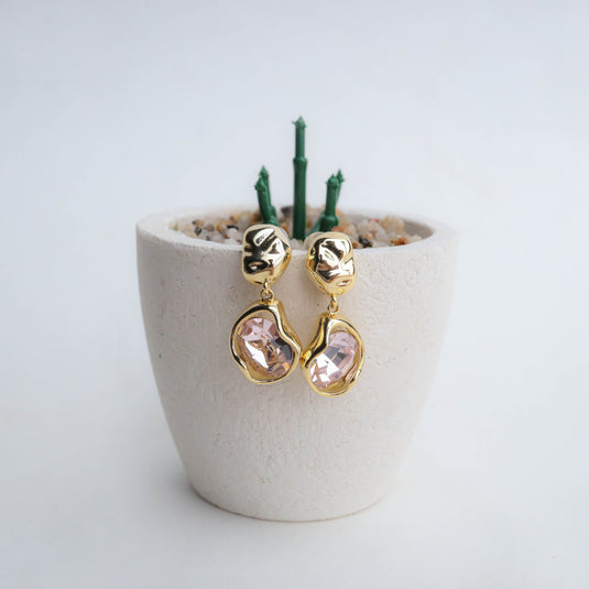 Baroque Teardrop Earrings