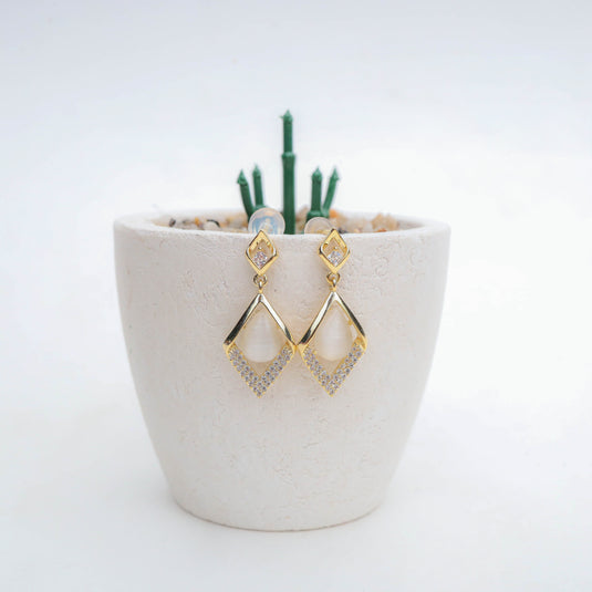 Golden Kite Drops Earrings