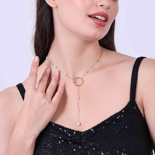 Lariat Embrace Necklace